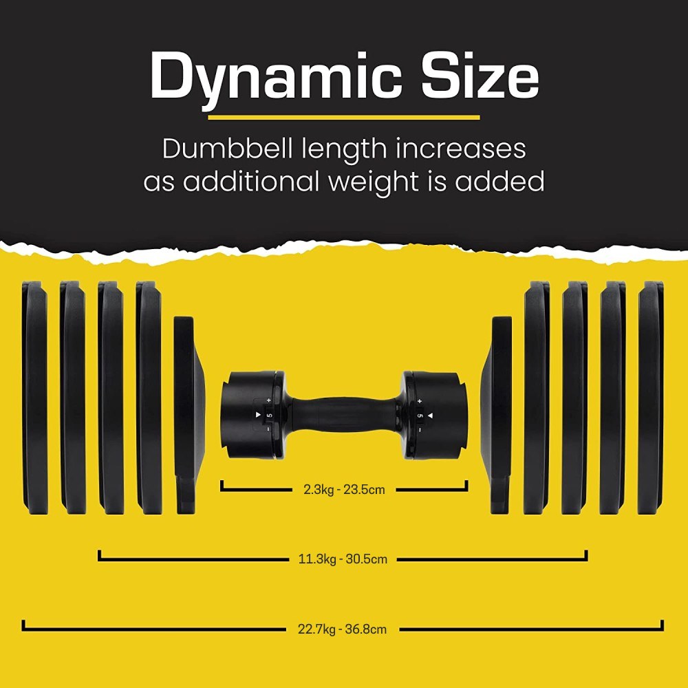 Adjustable Dumbbell Weight Set: image 3